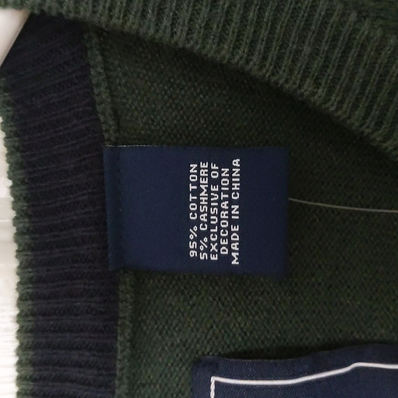 NWT CHAPS Men's Cashmere blende Sweater - Picture 6 of 12